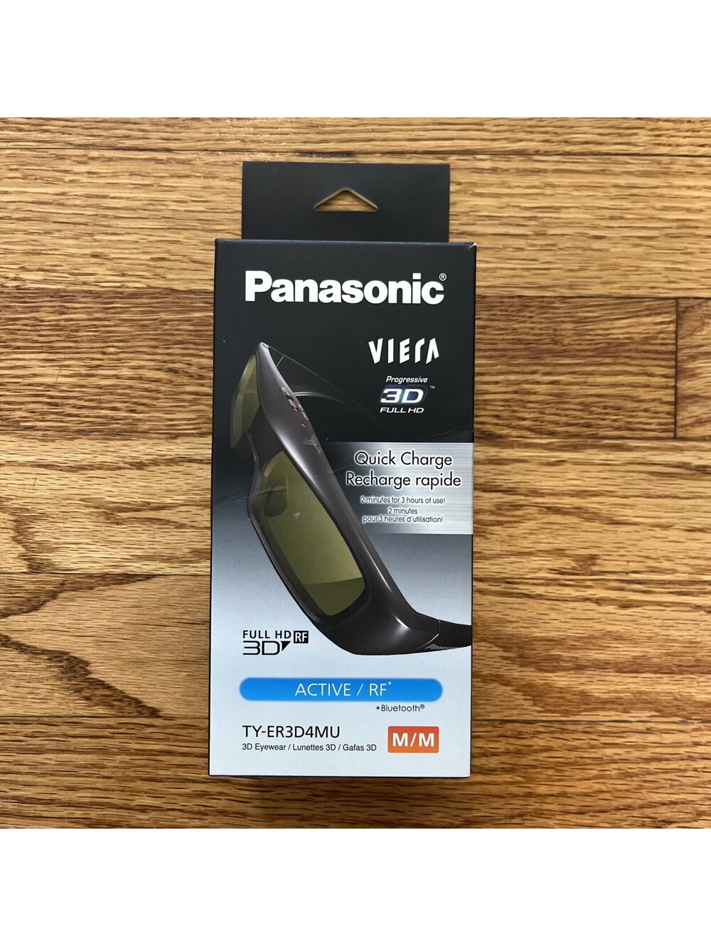 Panasonic Viera Progressive 3D Full HD Active RF Bluetooth Glasses M/M TYER3D4MU